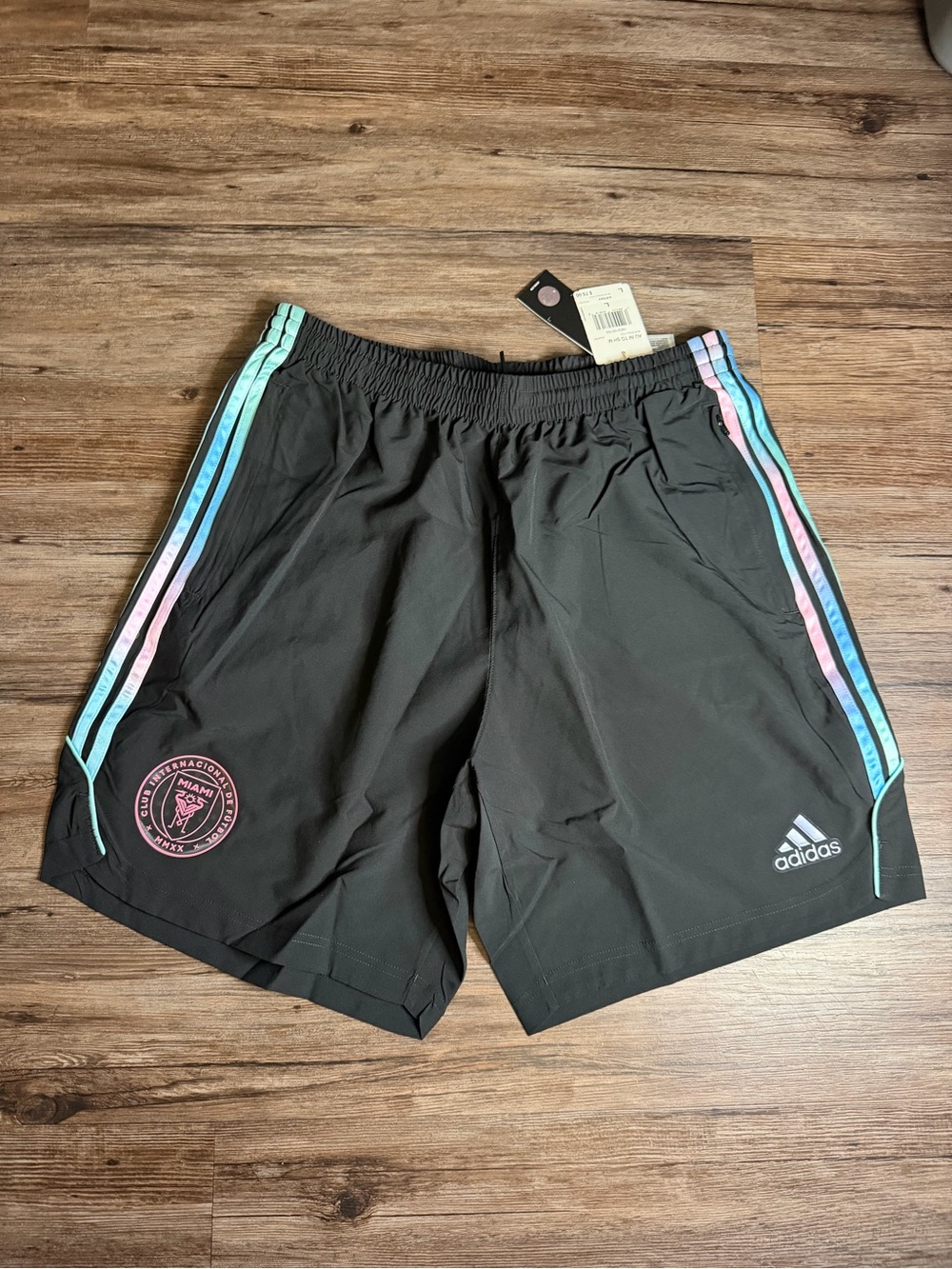 Adidas Audi X Inter Miami CF Soccer Shorts Black $75 NWT Men’s Size L